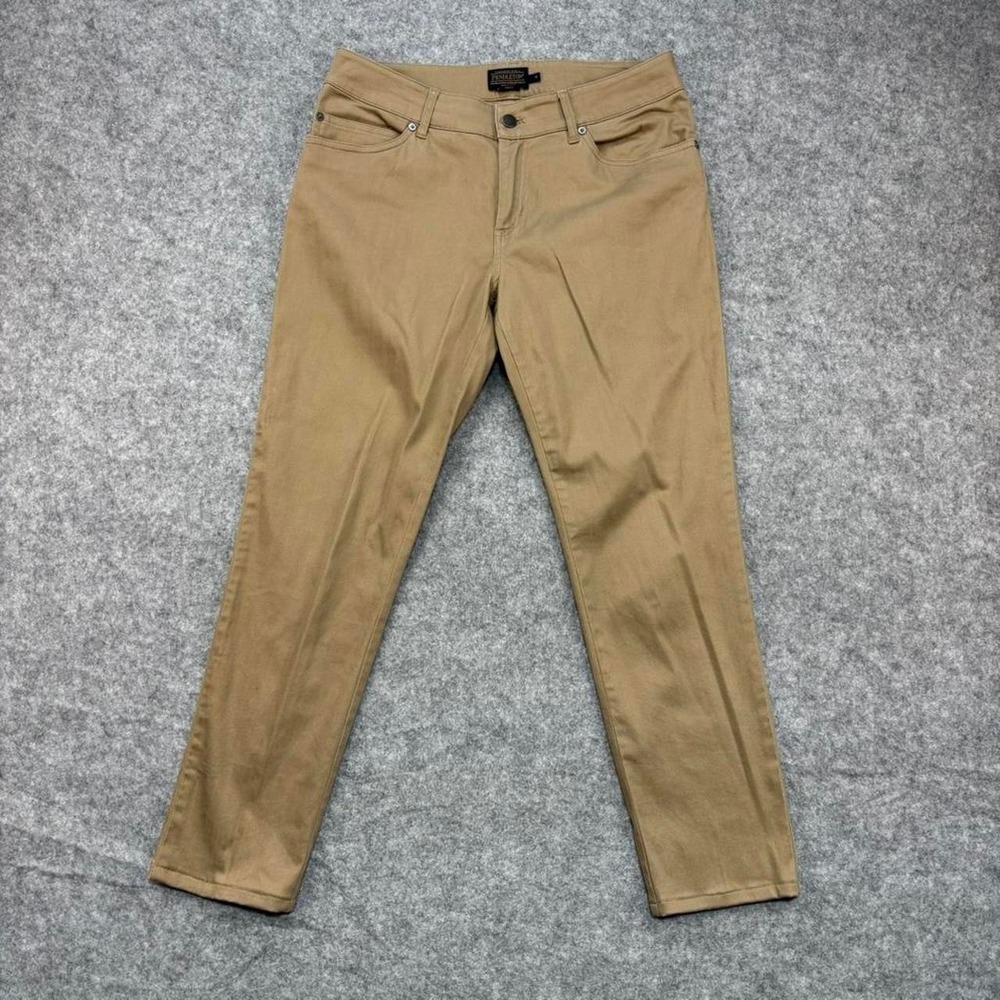 Women Pendleton tan chino pants size 8